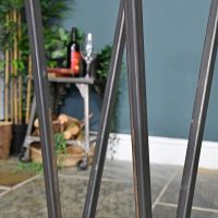 Close-up of the Natural Iron Bars Close-up of the Natural Iron Bars