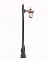 2.4m Ironbridge Lamp Post Set with Copper Victorian Lantern 2.4m Ironbridge Lamp Post Set with Copper Victorian Lantern