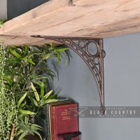 "Ironbridge" Shelf Bracket in Situ Holding up a Wooden Shelf