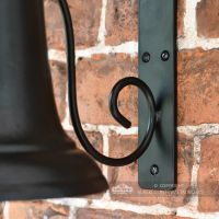 Issadora Trailing Vine Wall Mounted Bell Close Up Of Mounting Plate Issadora Trailing Vine Wall Mounted Bell Close Up Of Mounting Plate