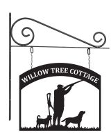 Charming Jack Russell & Labrador Wall Sign Charming Jack Russell & Labrador Wall Sign