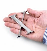 3" Bright Chrome Roman Numerals - Face fix 3" Bright Chrome Roman Numerals - Face fix