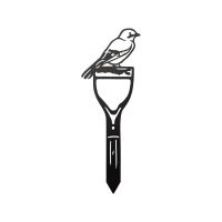 Close-Up of Jay Bird Sheet Steel Silhouette in Black Finish