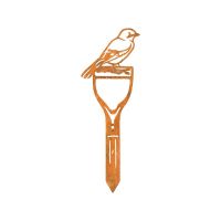 Close-Up of Jay Bird Sheet Steel Silhouette in Rustic Finish