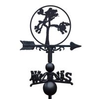 Joshua Tree Weathervane on White Background