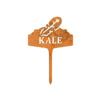 "Kale" Vegetable Label in a Rustic Finish "Kale" Vegetable Label in a Rustic Finish