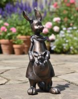 Kangaroo Character Garden Statue Digital Illustration