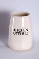 “Honey Pot House” Enamelled utensil holder