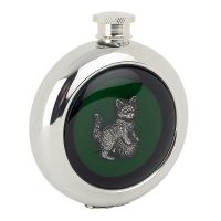 Whiskey Flask With a Kitten Design