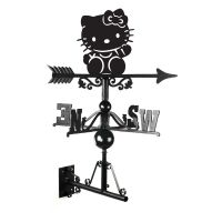 Kitty Weathervane Made From Iron