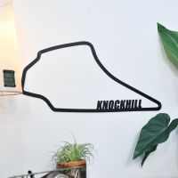 Silhouette of Knockhill Race Track  Silhouette of Knockhill Race Track