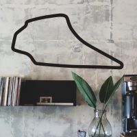 Knockhill Race Track Mounted to Wall 