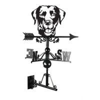 Close-up of the Labrador Weathervane Topper Close-up of the Labrador Weathervane Topper