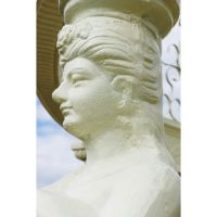 Close-up of the Face on the Gazebo