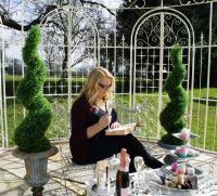 Inside of "Lady Belladonna Cristiana" Garden Pavilion