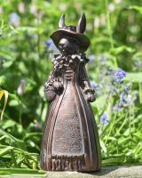 Old-World Lady Rabbit Garden Statue