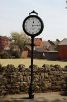 Lamp post clock