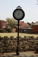 Lamp post clock