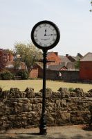 Lamp post clock