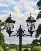 "Lord Dartmoor" Double-Headed Victorian Lamp Post Lanterns