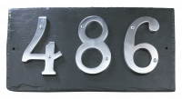 Slate Effect Number Sign
