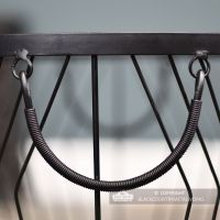 Close-up of the Carry Handles on the Side of the Log Basket