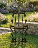 Large Black "Augustus" Steel Tree Guard - 105cm digital illustration Large Black "Augustus" Steel Tree Guard - 105cm digital illustration