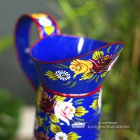 Close-up of the Top of the Narrowboat Jug Close-up of the Top of the Narrowboat Jug