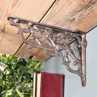 Cherub Iron Shelf Bracket in Situ