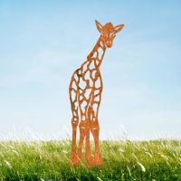 Rustic Baby Giraffe Silhouette