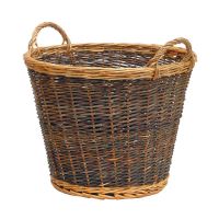 Large Mixed Tone Traditional Log Basket Large Mixed Tone Traditional Log Basket