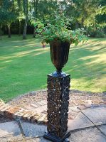 Large Ornate Vine Patterned Planter