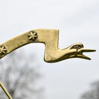 Close-up of the Serpent Design on the Armillary