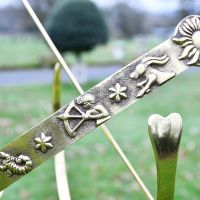 Close-up of the Polished Brass Detailing on the Serpent Armillary