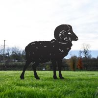 Ram Silhouette in Black