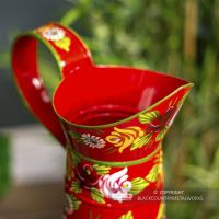 Top View of the Hand Painted Narrowboat Jug Top View of the Hand Painted Narrowboat Jug