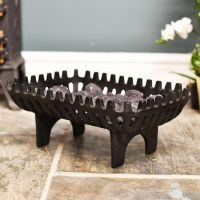 Large Robust Cast Iron Fire Basket 46cm Large Robust Cast Iron Fire Basket 46cm