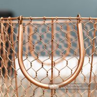 Close-up of the Carry Handles on the Log Basket