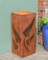 Large Rustic Fern Decorative Garden Column
