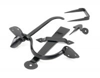 Large Sleek Black Gothic Thumb Latch Set 