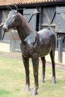 Large Standing Horse Sculpture