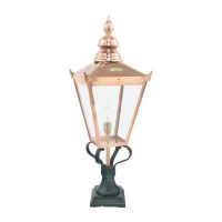 Large Traditional "Harrow" Copper Victorian Pillar Light