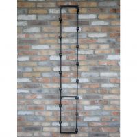 Large Wall Mounted Industrial Wine Rack