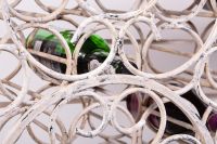 Large White Wine Rack Large White Wine Rack