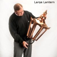 Triple Headed Hexagonal Lamp Post Set Triple Headed Hexagonal Lamp Post Set