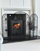 "Erisey" Ornate Triple-Fold Fire Guard