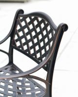 Lattice Pattern on Copper Chair Lattice Pattern on Copper Chair