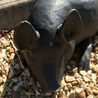 Close-Up of Cast Iron Sculpture Close-Up of Cast Iron Sculpture