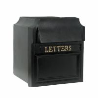 "The Farringdon" Post Box Finished in Black "The Farringdon" Post Box Finished in Black