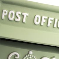 King George Rex Post Box Front